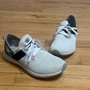 New Balance White and Black Athletic Shoes